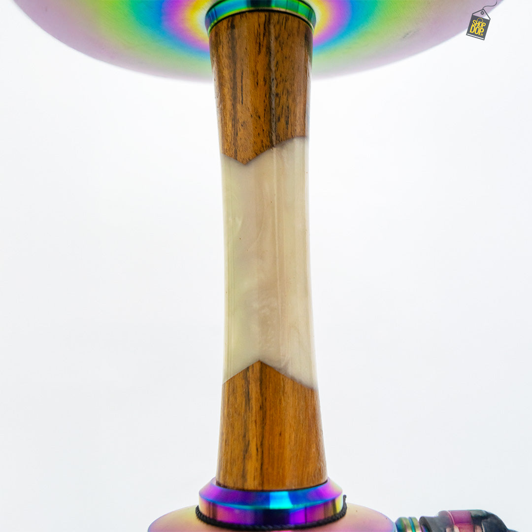 COCOYAYA Sydney Hookah - Rainbow Stem / Grey Base