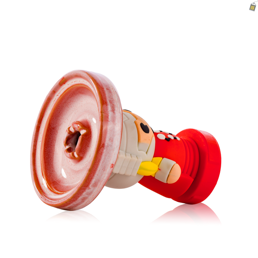 Thor Ceramic Hookah Bowl - Light Red