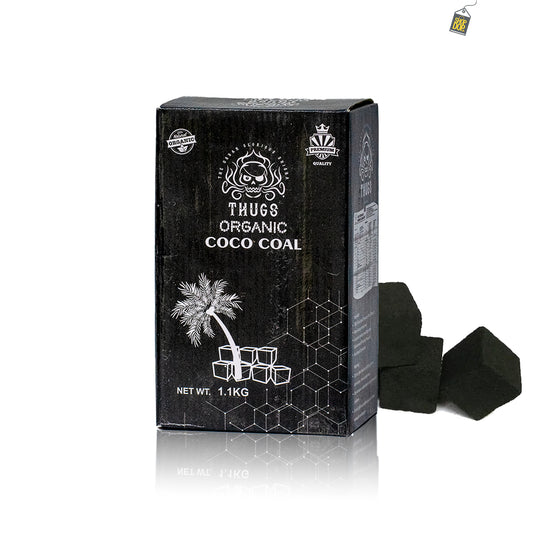 Thugs Hookah Coconut Coal 1.1kg - 84pcs (100g FREE)