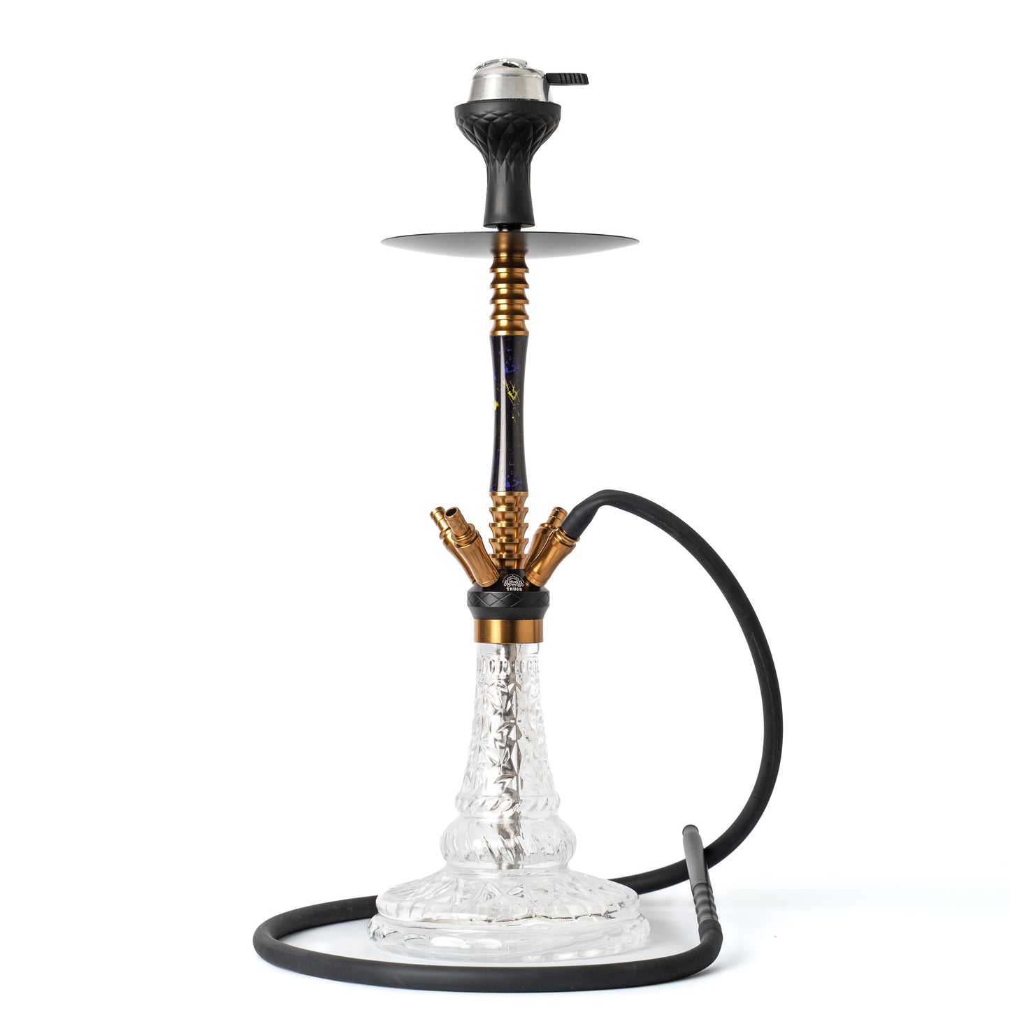 Thugs Persian 4 Pipe Hookah - Black