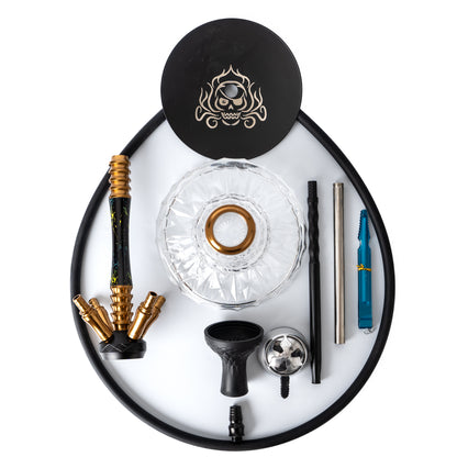 Thugs Persian 4 Pipe Hookah - Black