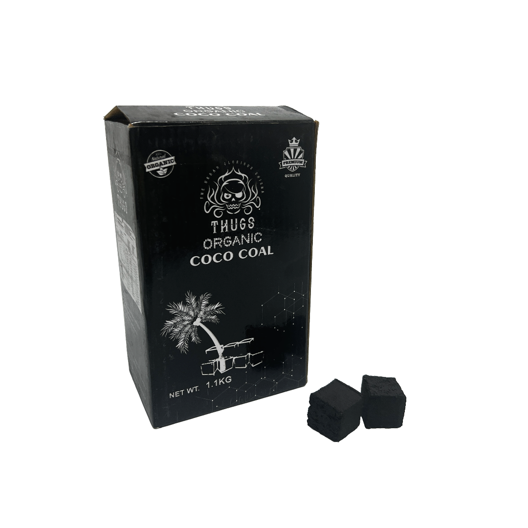 Thugs Hookah Coconut Coal 1.1kg - 84pcs (100g FREE)