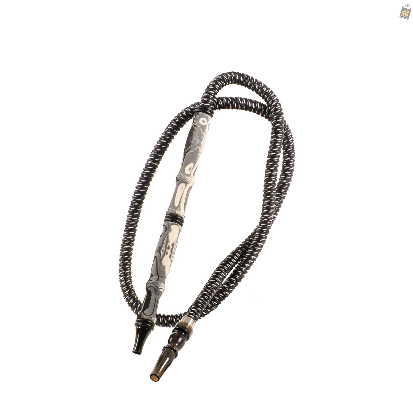 Thunder Twist PVC Hookah Pipe - Black