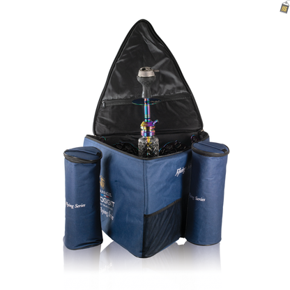 VG France Tiger Throne Hookah with 3 Bags (LED & Remote) - Rainbow