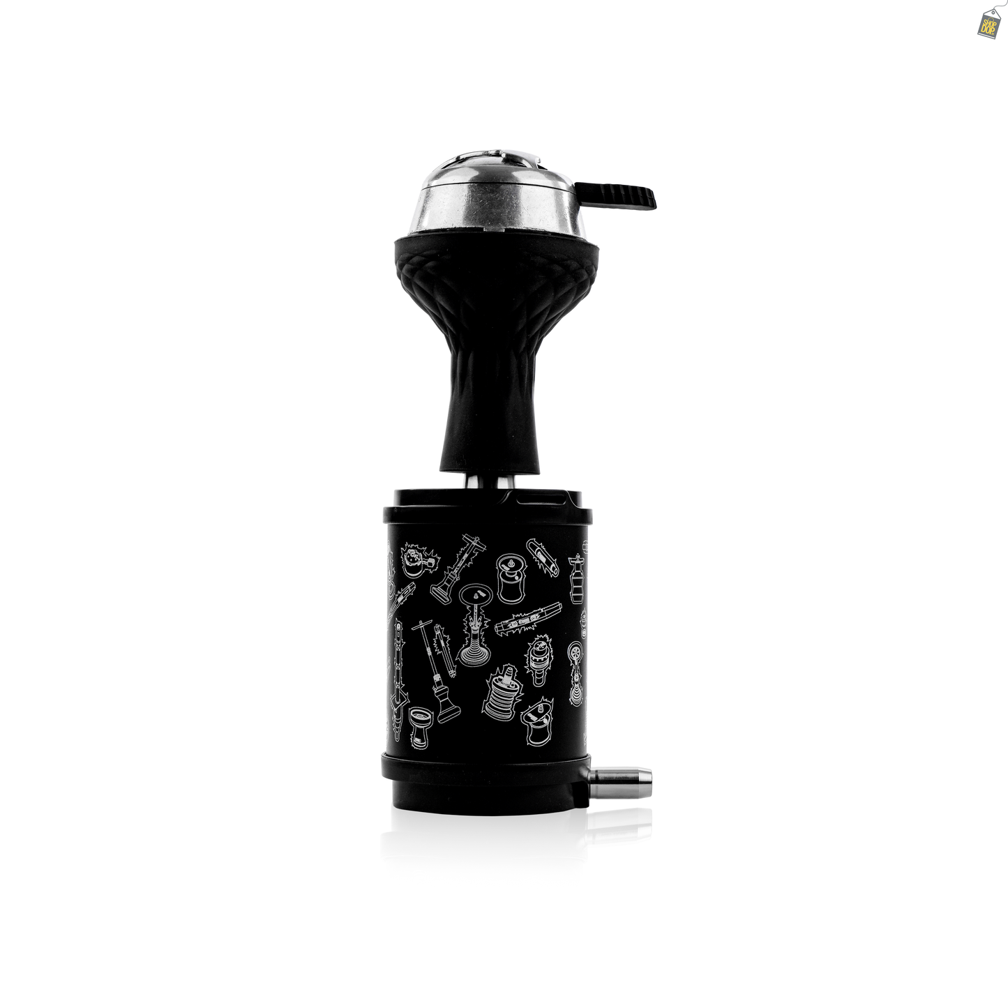 Togo Hookah with Pouch - Black