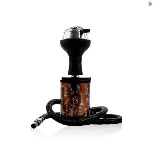 Togo Hookah with Pouch - Brown