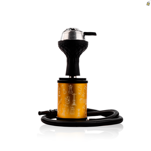 Togo Hookah with Pouch - Gold