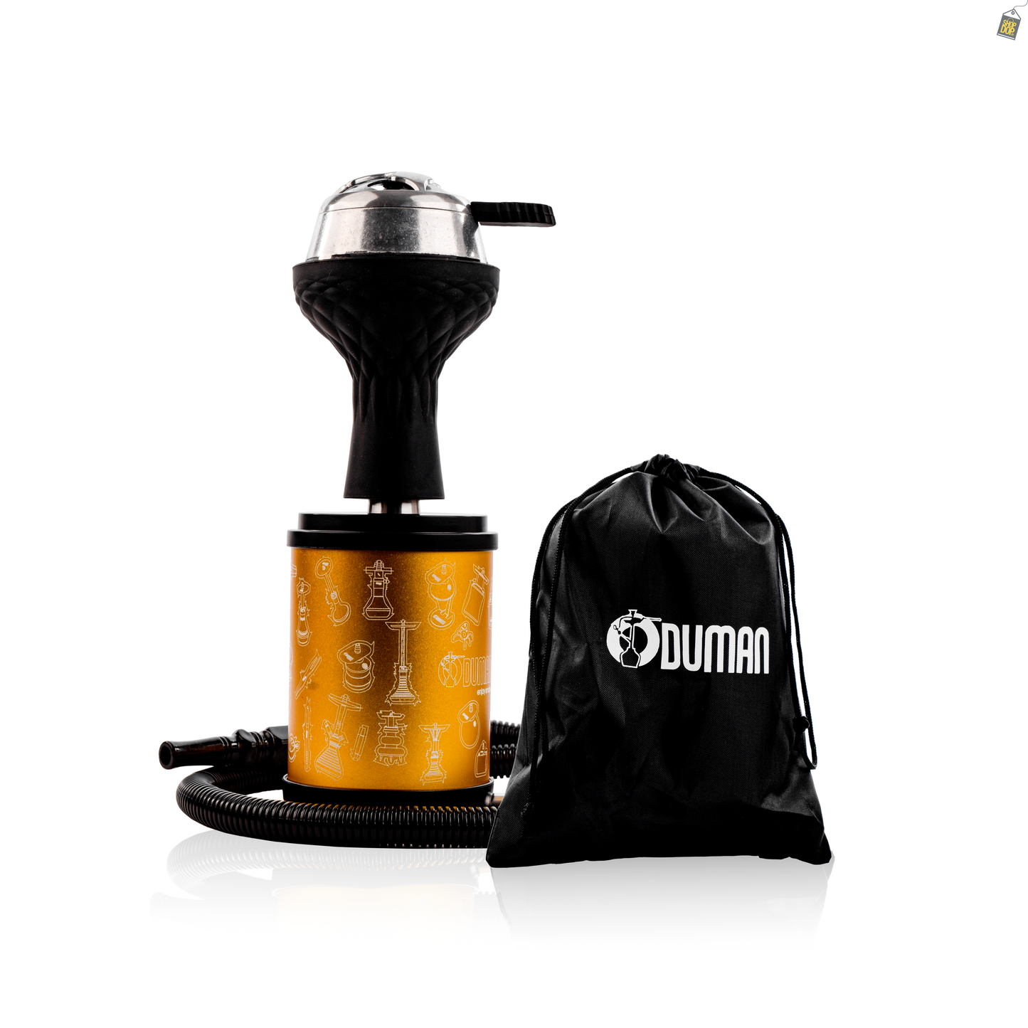 Togo Hookah with Pouch - Gold