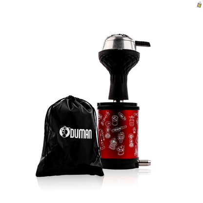 Togo Hookah with Pouch - Red