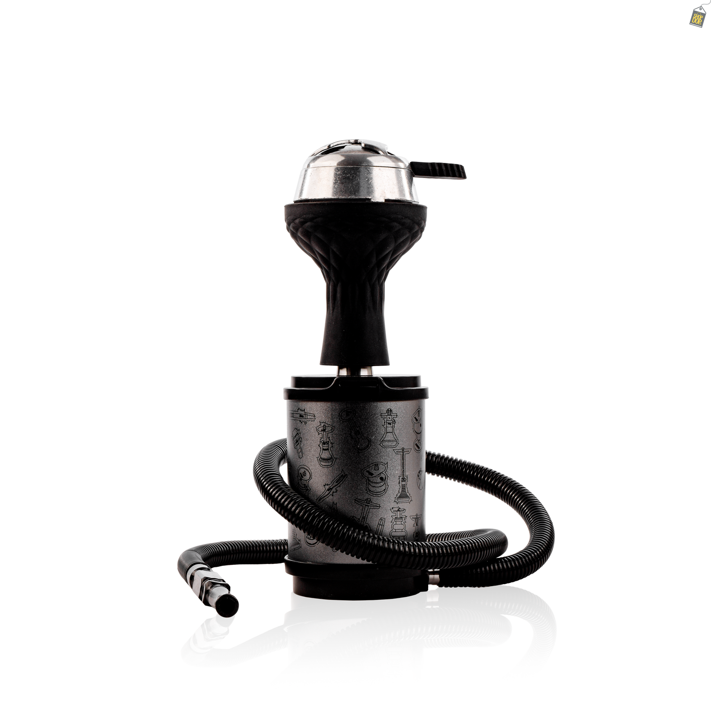 Togo Hookah with Pouch - Silver