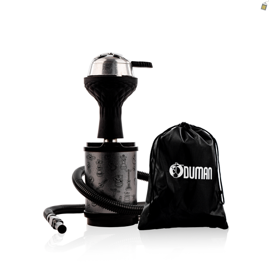 Togo Hookah with Pouch - Silver