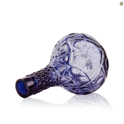 Tomb Cut Glass Hookah Replacement Base - Black (Lock)