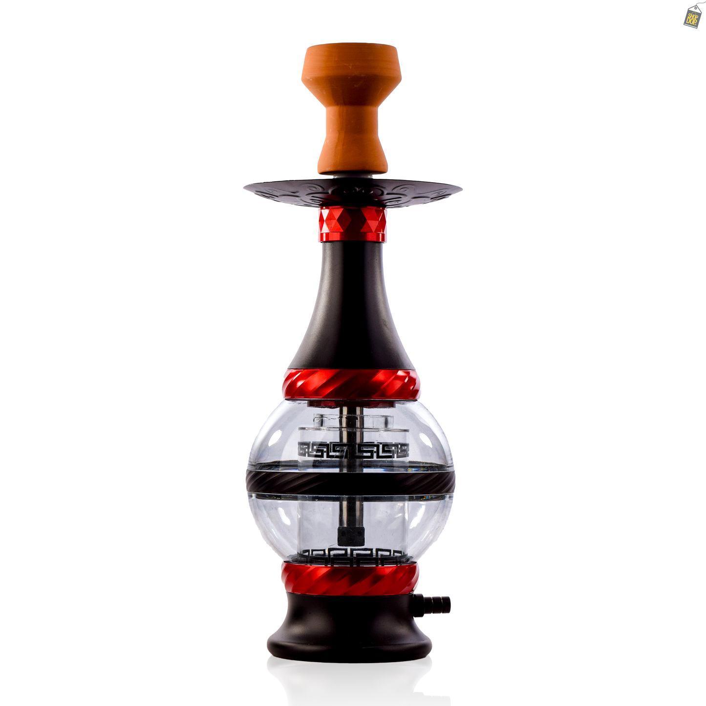 Trangu Hookah with LED Light - Red