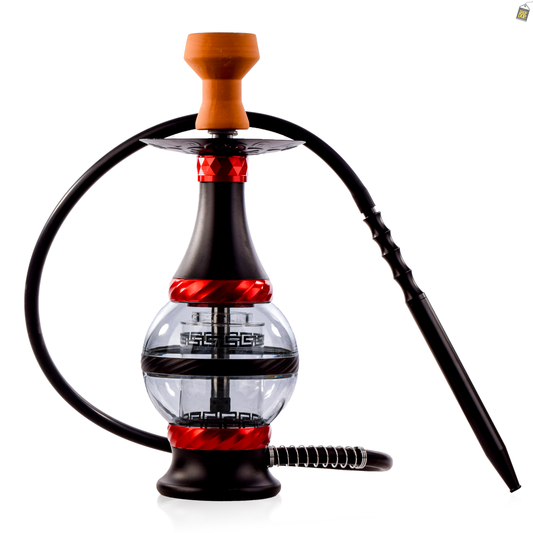 Trangu Hookah with LED Light - Red