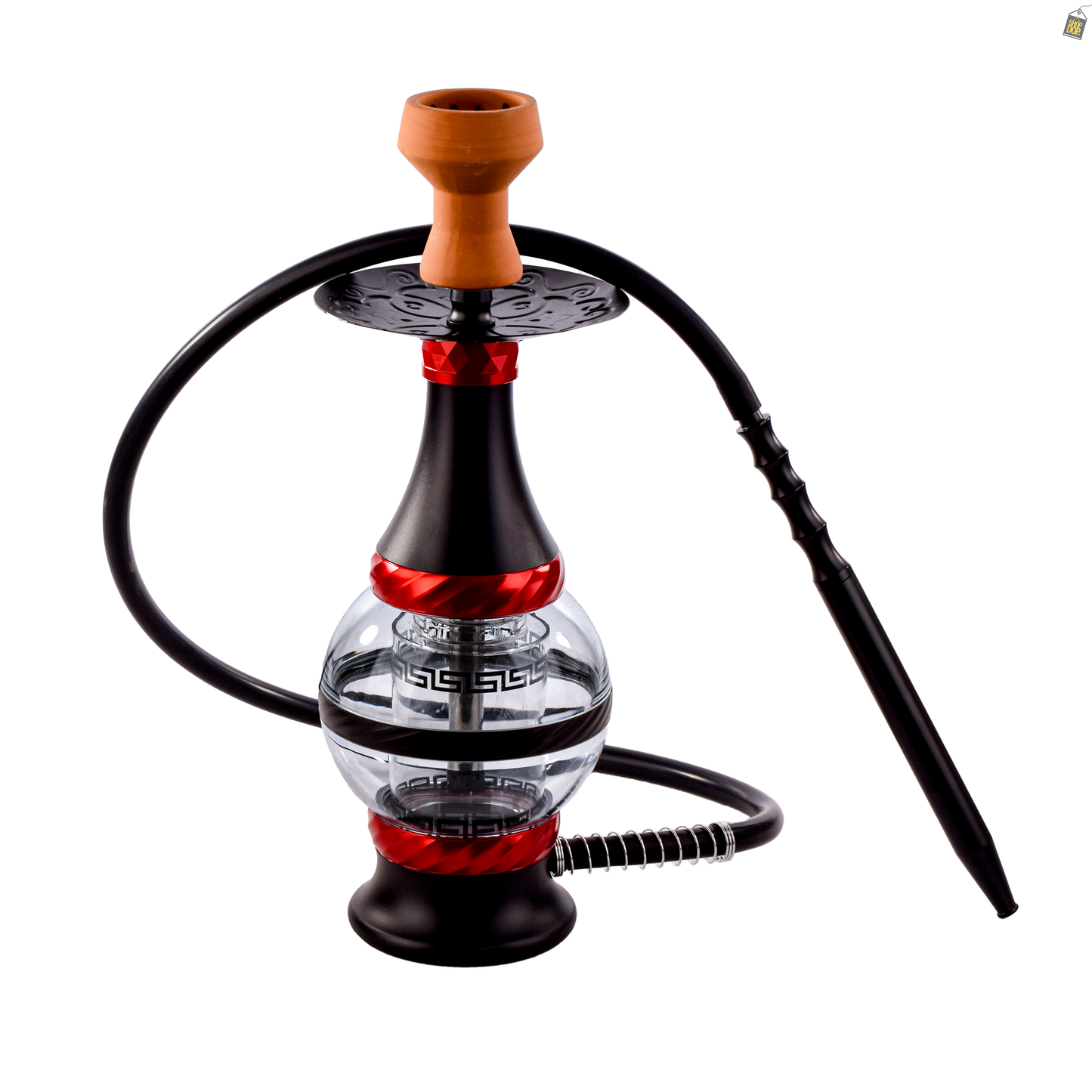 Trangu Hookah with LED Light - Red