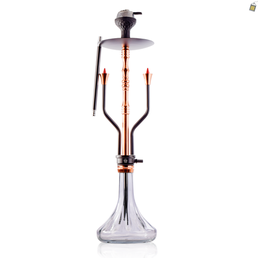 Trident Hookah - Rose Gold