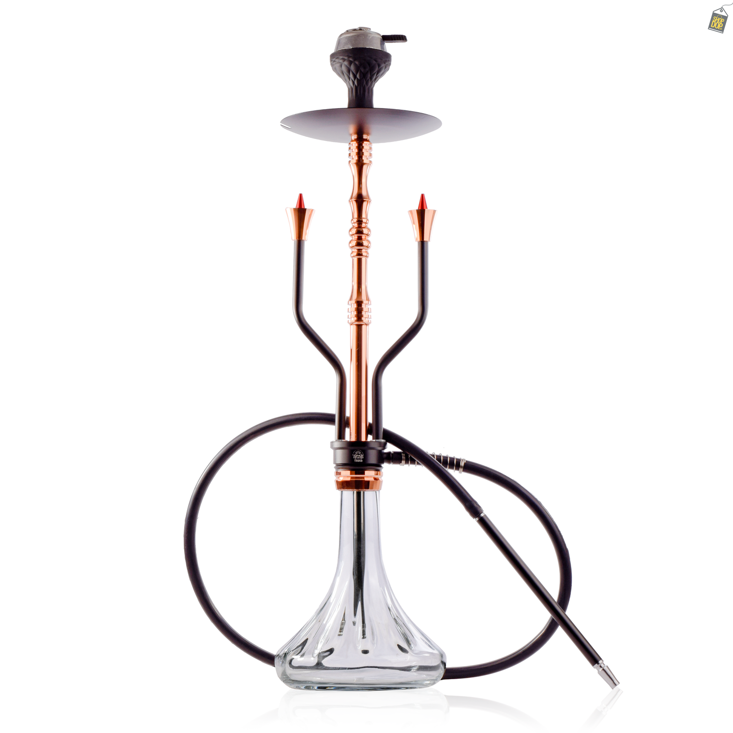 Trident Hookah - Rose Gold