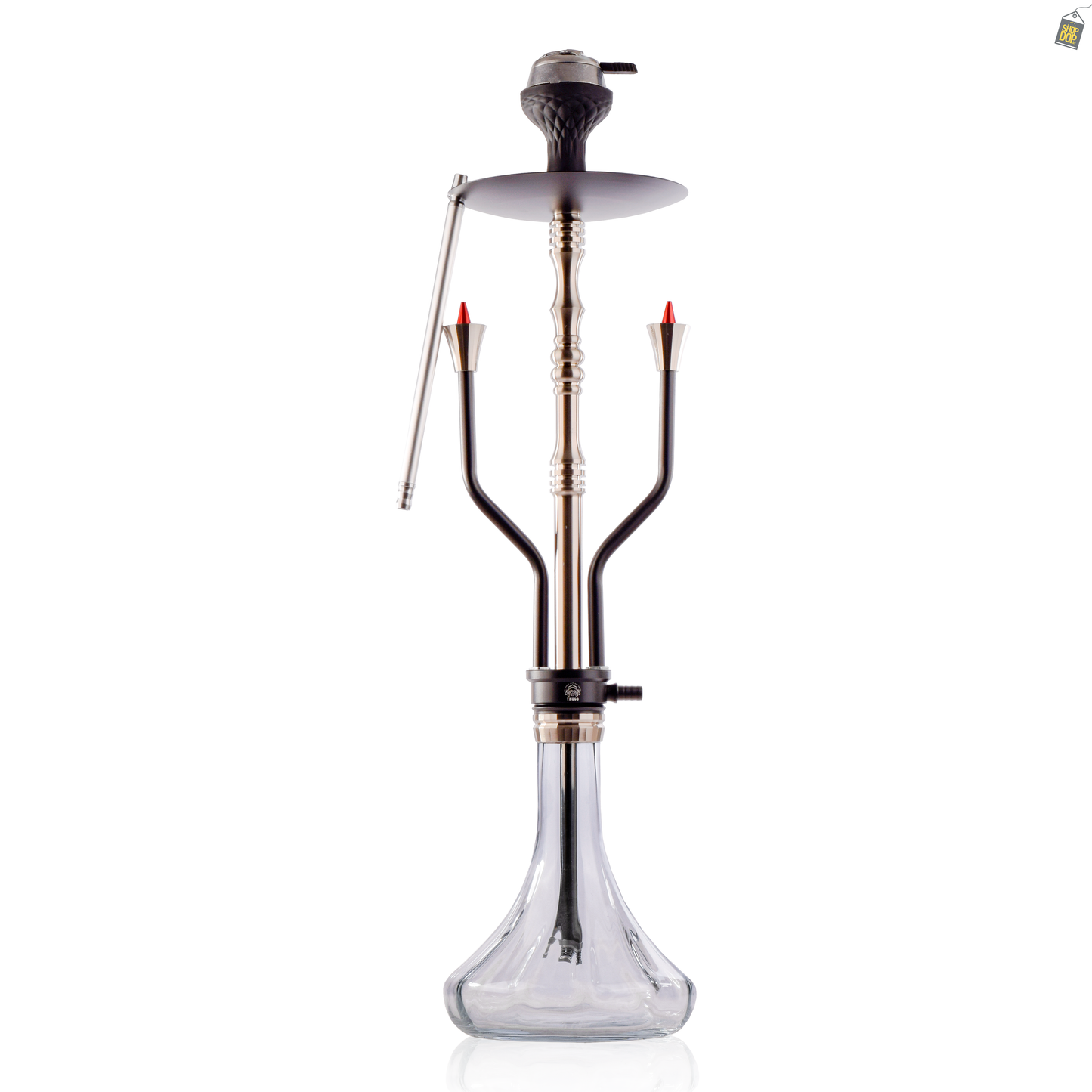 Trident Hookah - Silver