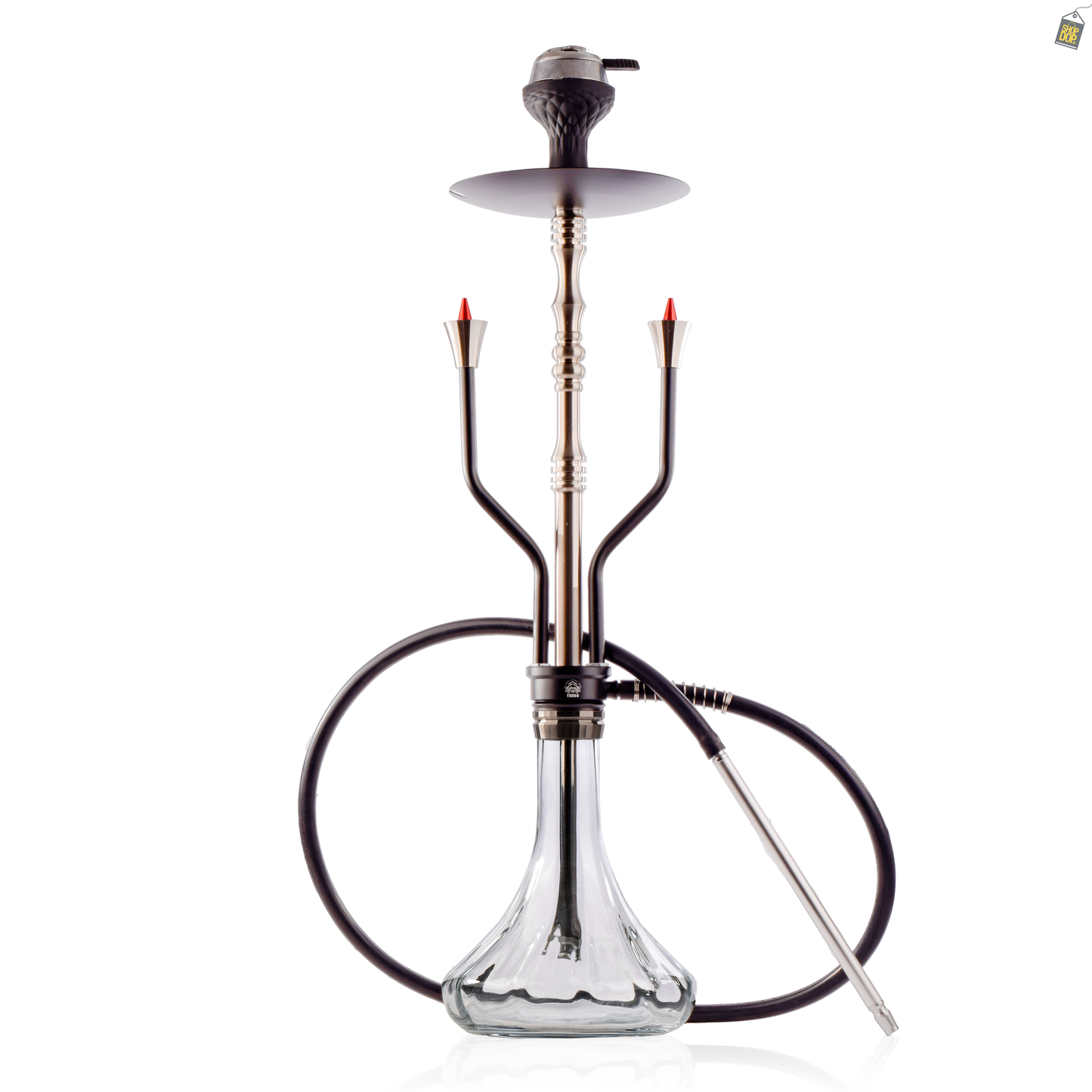 Trident Hookah - Silver