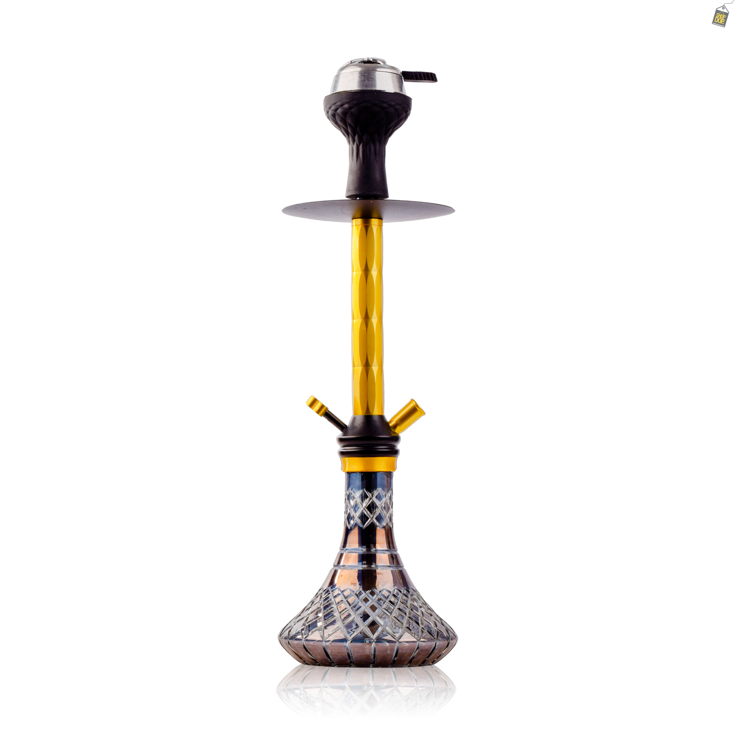 Trinqual Hookah - Gold