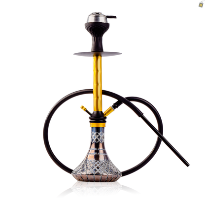 Trinqual Hookah - Gold