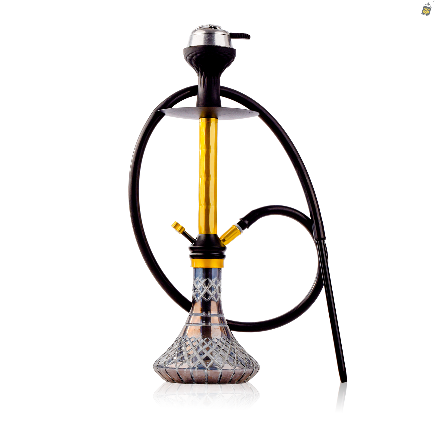 Trinqual Hookah - Gold