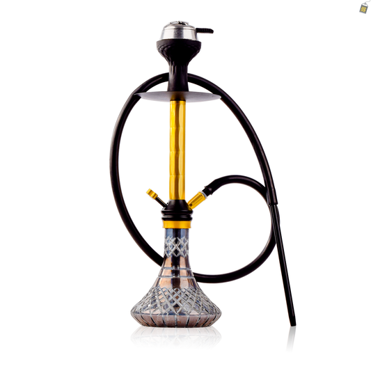 Trinqual Hookah - Gold