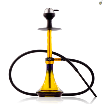 Cloudy Hookah with Bag - Gold
