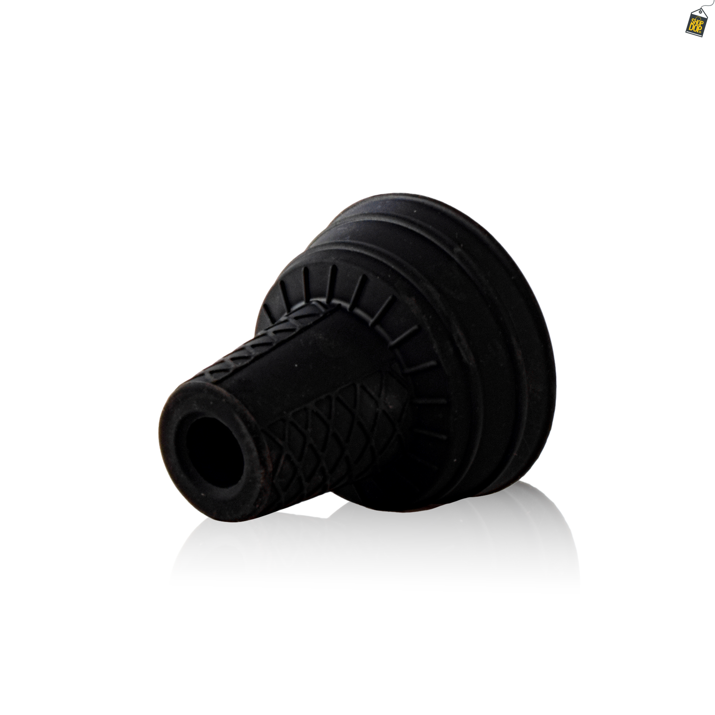 Trisk Silicone Chillum for Hookah - Black