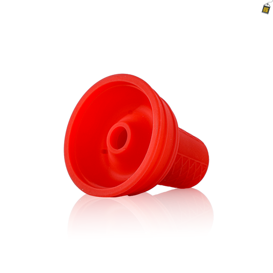 Trisk Silicone Chillum for Hookah - Red