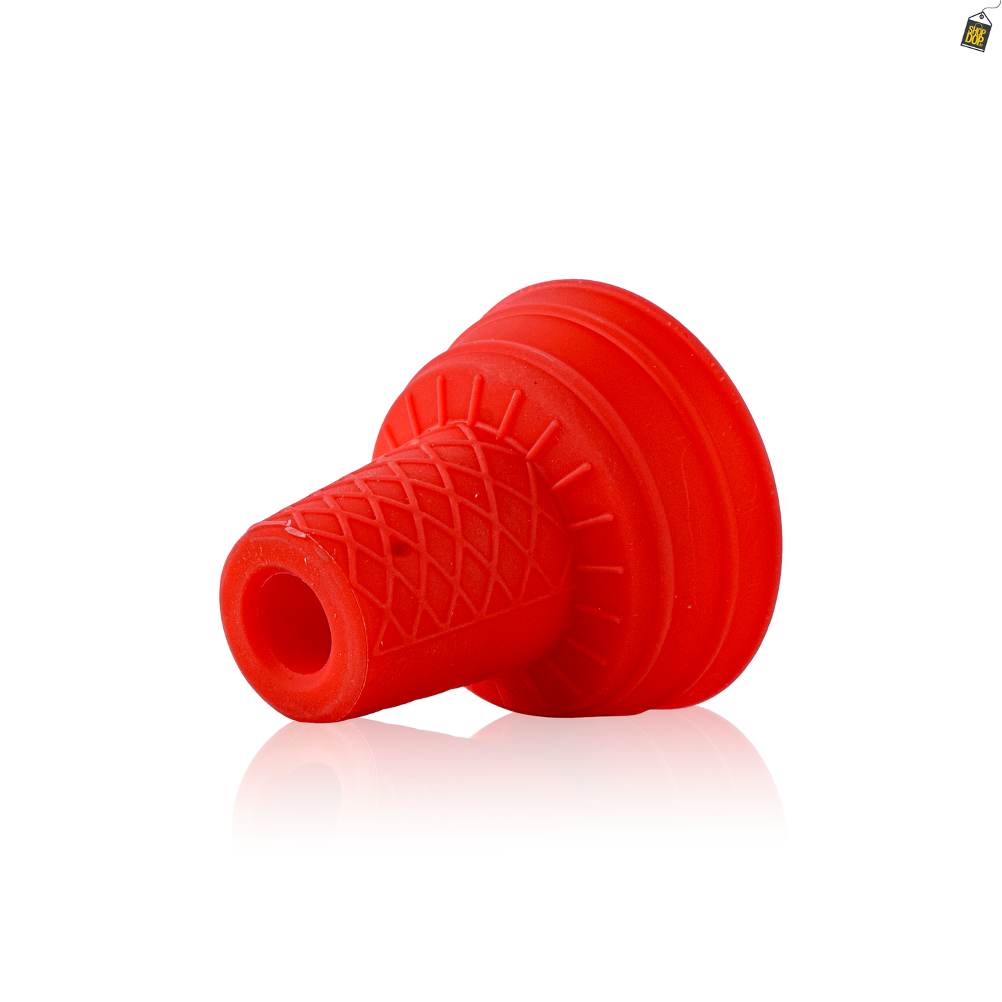 Trisk Silicone Chillum for Hookah - Red