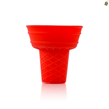 Trisk Silicone Chillum for Hookah - Red