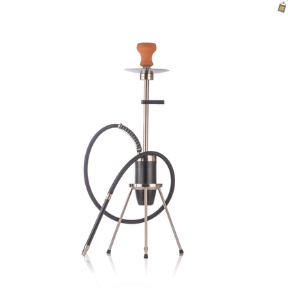 Trivium Hookah with 3 Legs - Silver