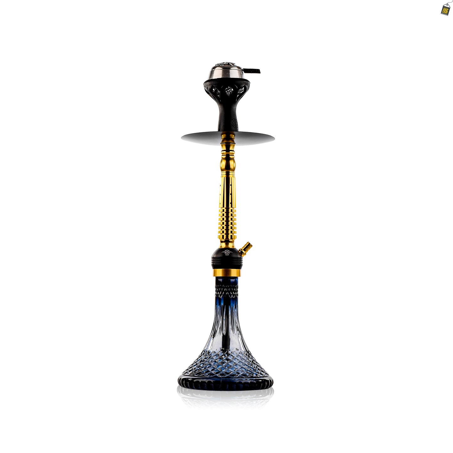 Turkish Treat Hookah with Bag - Gold