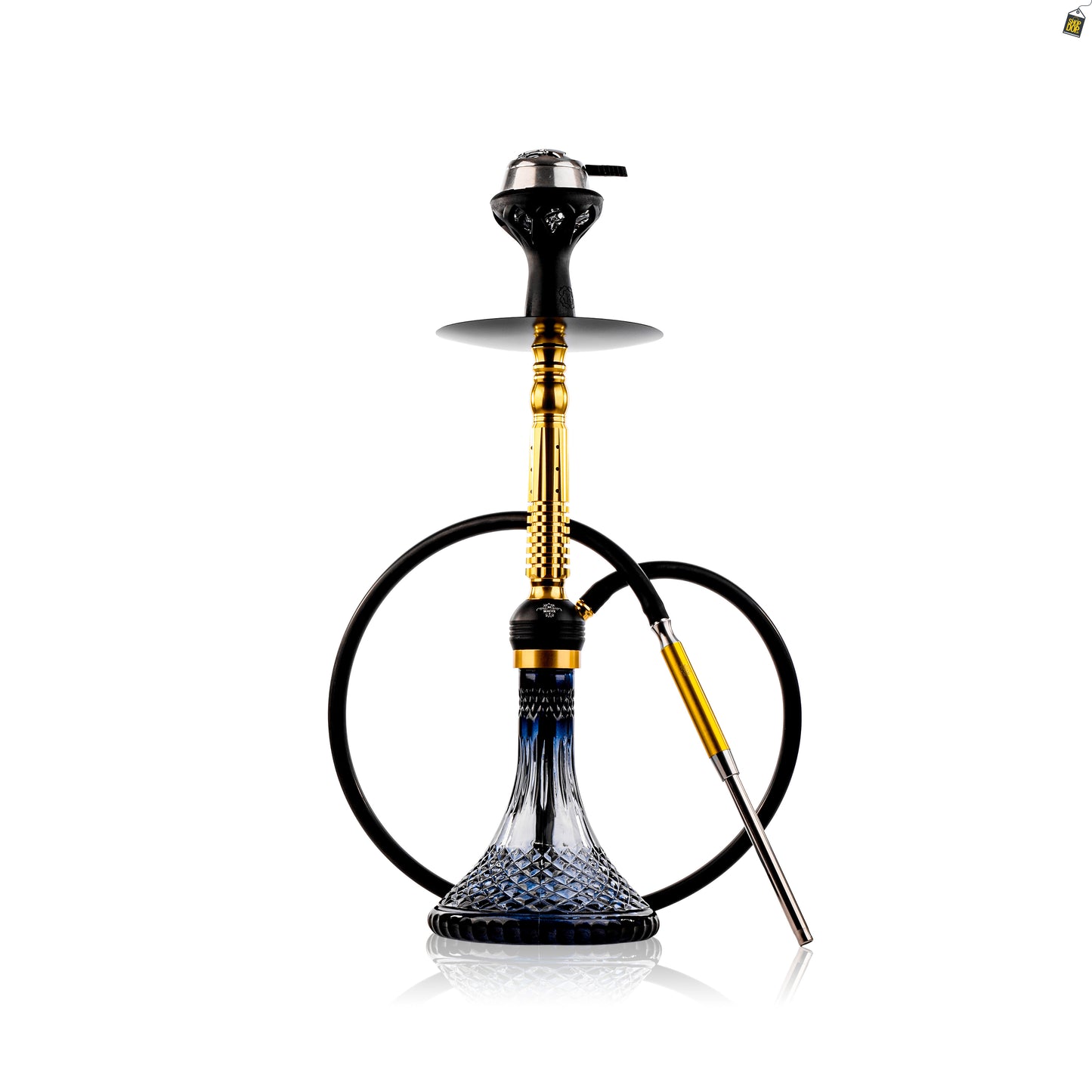 Turkish Treat Hookah with Bag - Gold