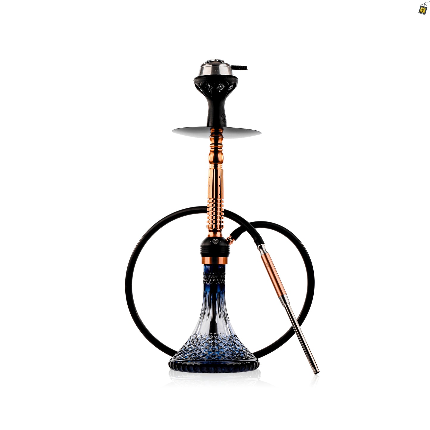 Turkish Treat Hookah with Bag - Rose Gold
