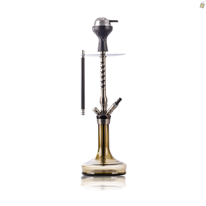 Twister Dual Pipe Hookah - Black