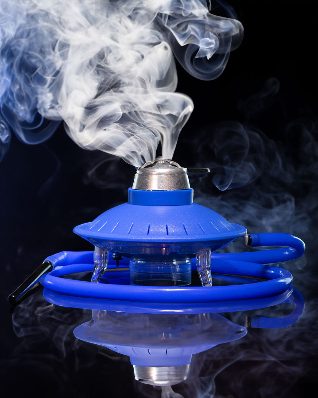 UFO Hookah with LED Light & Remote - Blue