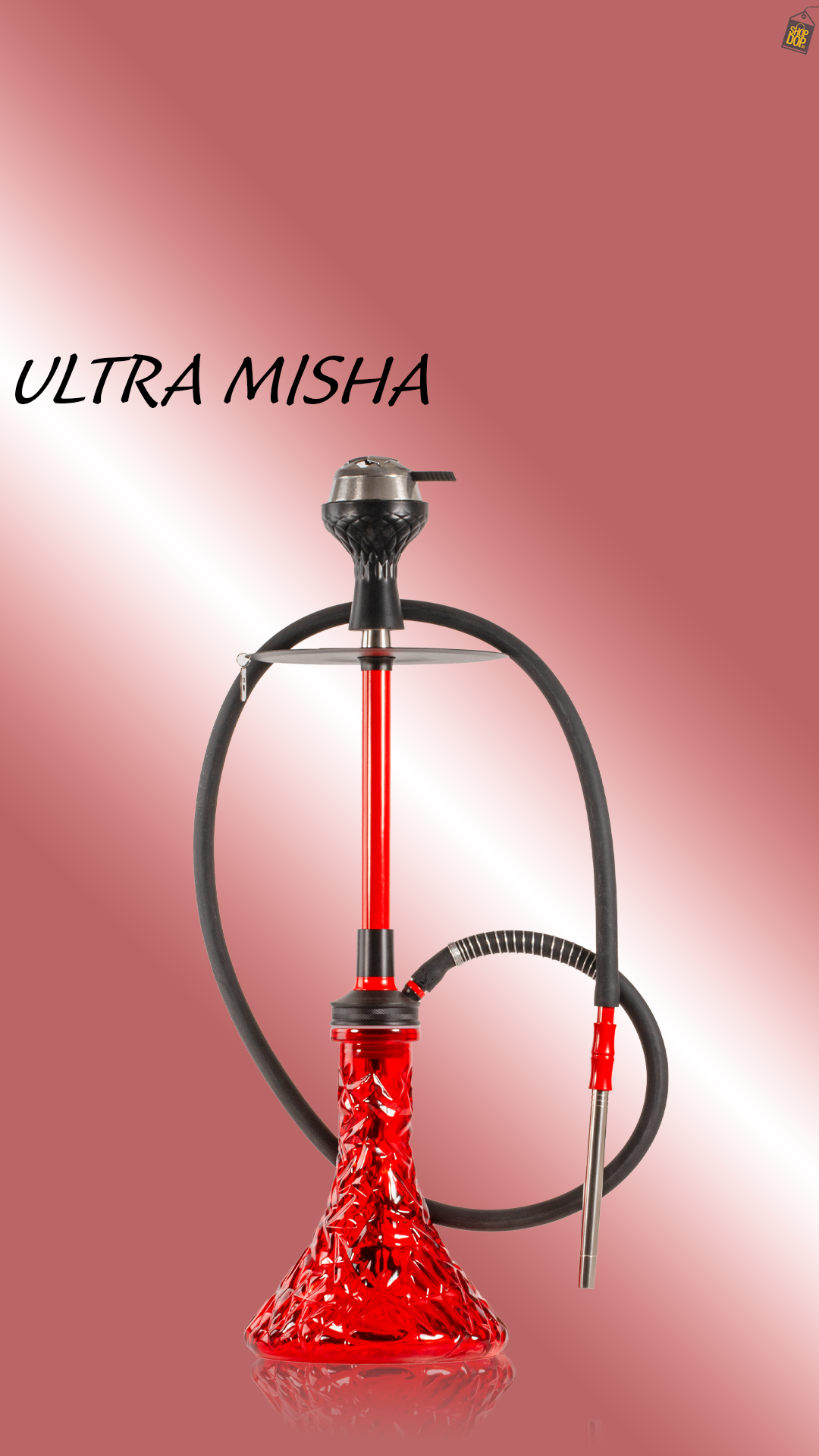 Ultra Misha Hookah - Red