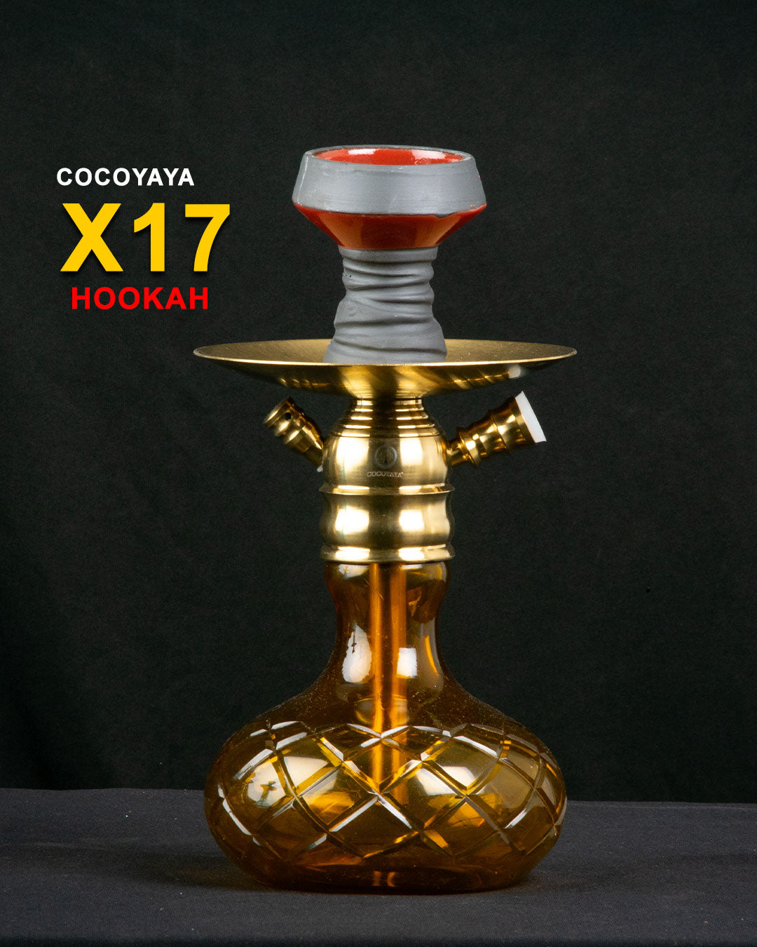 COCOYAYA X17 Hookah - Golden (Amber)