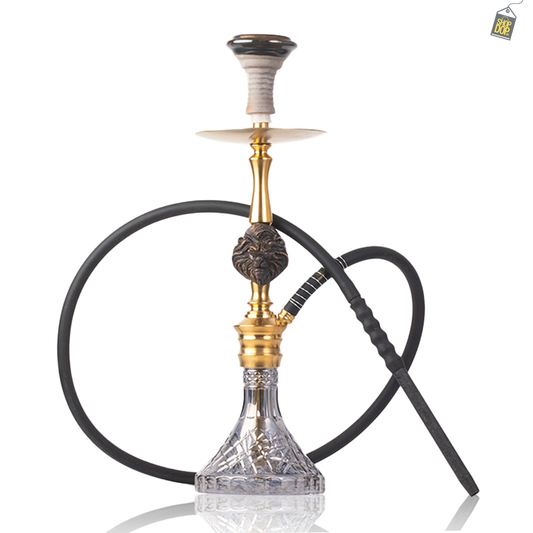COCOYAYA Leo Bohemian Hookah - Gold Stem / CGB Base
