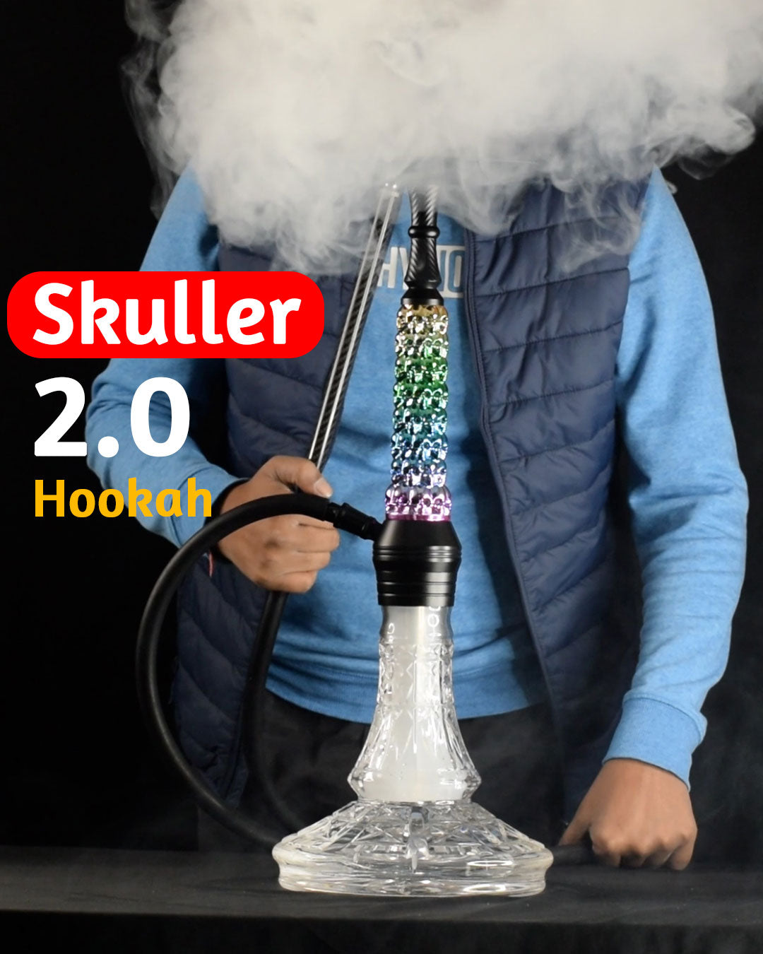 Skuller 2.0 Hookah - Silver