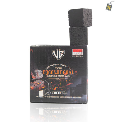 VG France Hookah Coconut Coal - 250g (18 Pcs.)