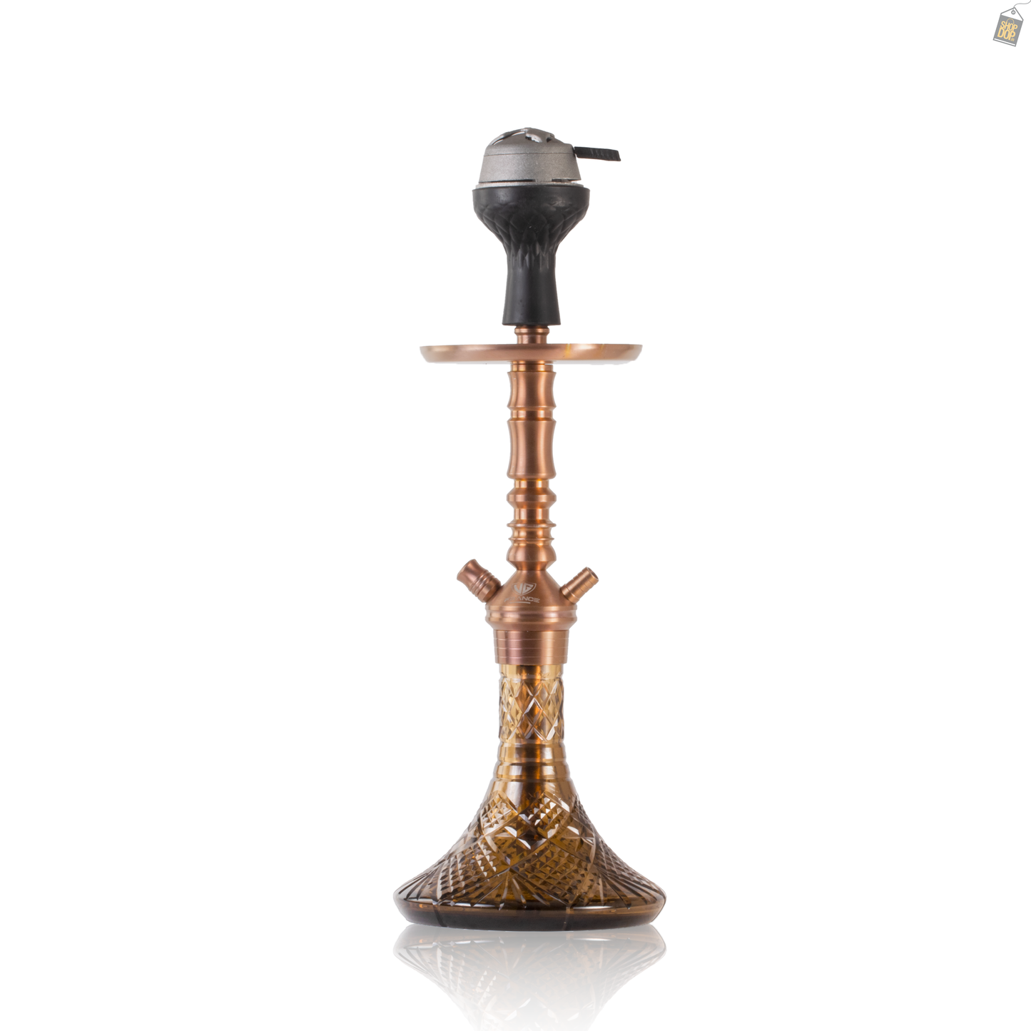 VG Joe R2 Hookah with Bag - Bronze Stem / CGB Brown Base