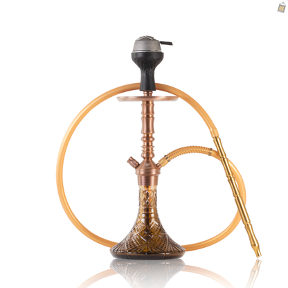 VG Joe R2 Hookah with Bag - Bronze Stem / CGB Brown Base