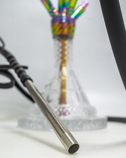 Venom 4 Pipe Hookah - Rainbow