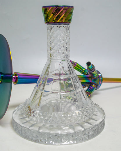 Venom 4 Pipe Hookah - Rainbow