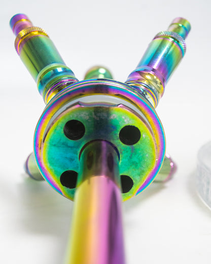 Venom 4 Pipe Hookah - Rainbow