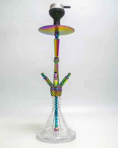 Venom 4 Pipe Hookah - Rainbow