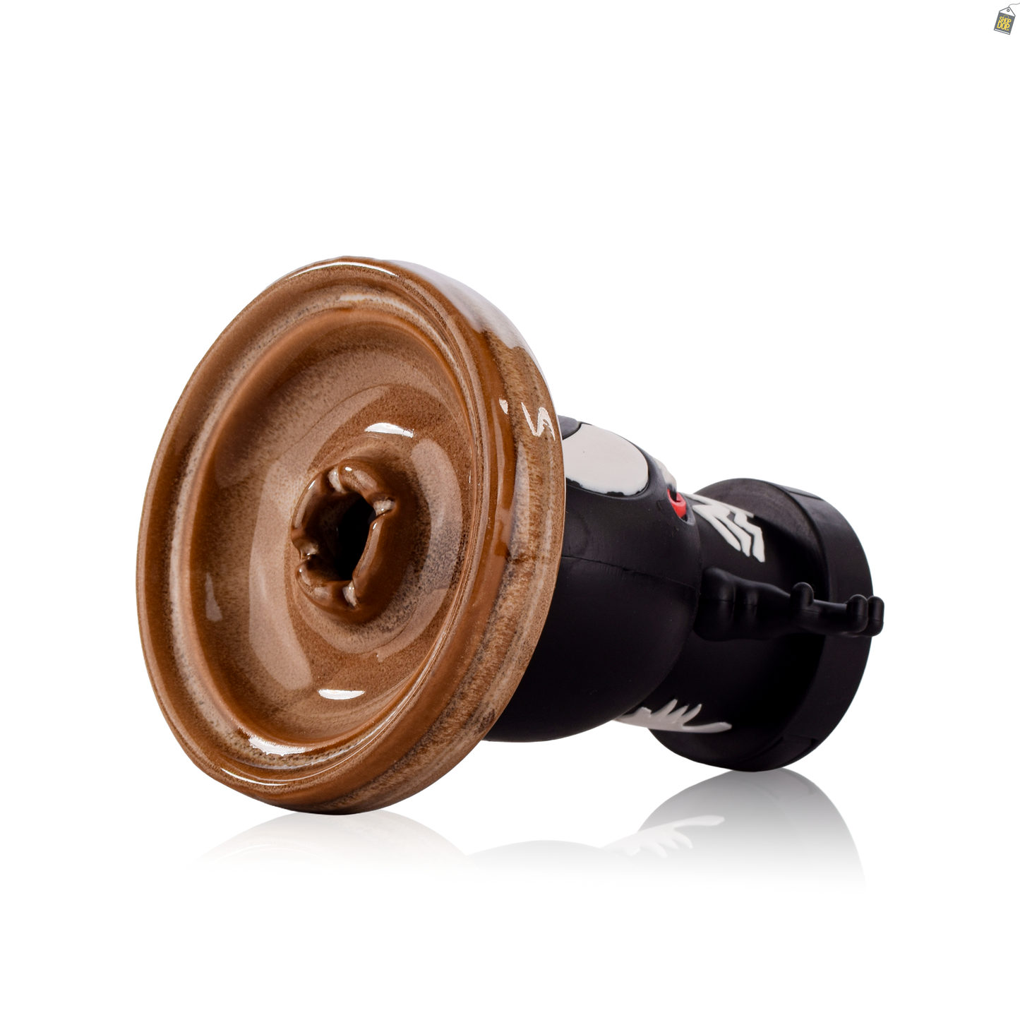 Venom Ceramic Hookah Bowl - Brown